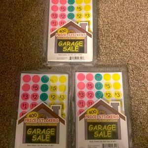 1200 Garage Sale Stickers